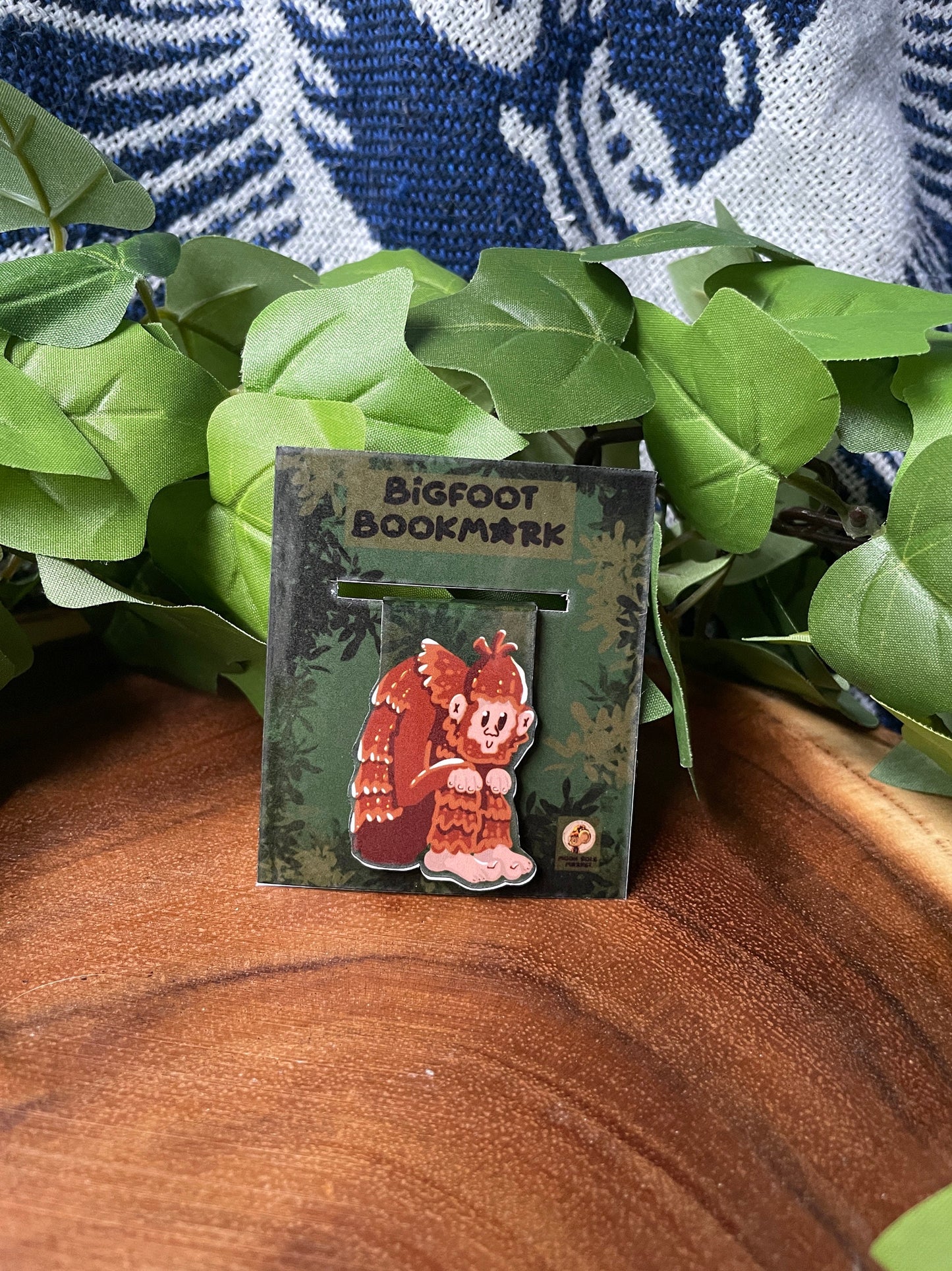 Magnetic Bigfoot Bookmark| Cryptid Bookmark clip| cute Sasquash bookmark
