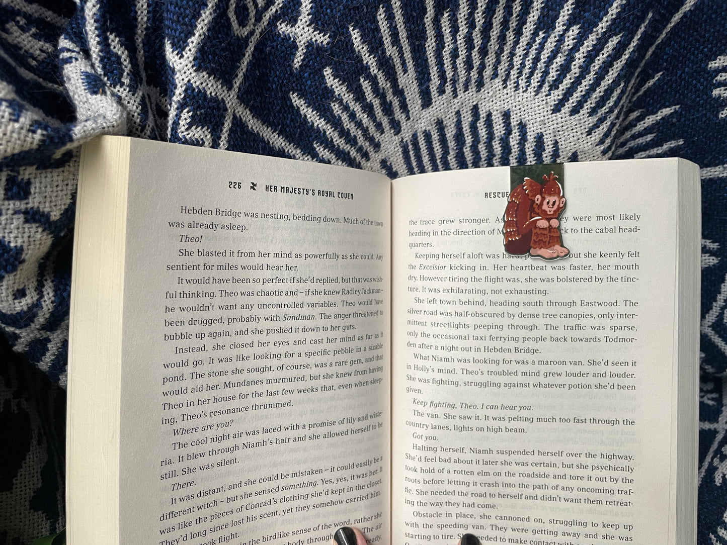 Magnetic Bigfoot Bookmark| Cryptid Bookmark clip| cute Sasquash bookmark